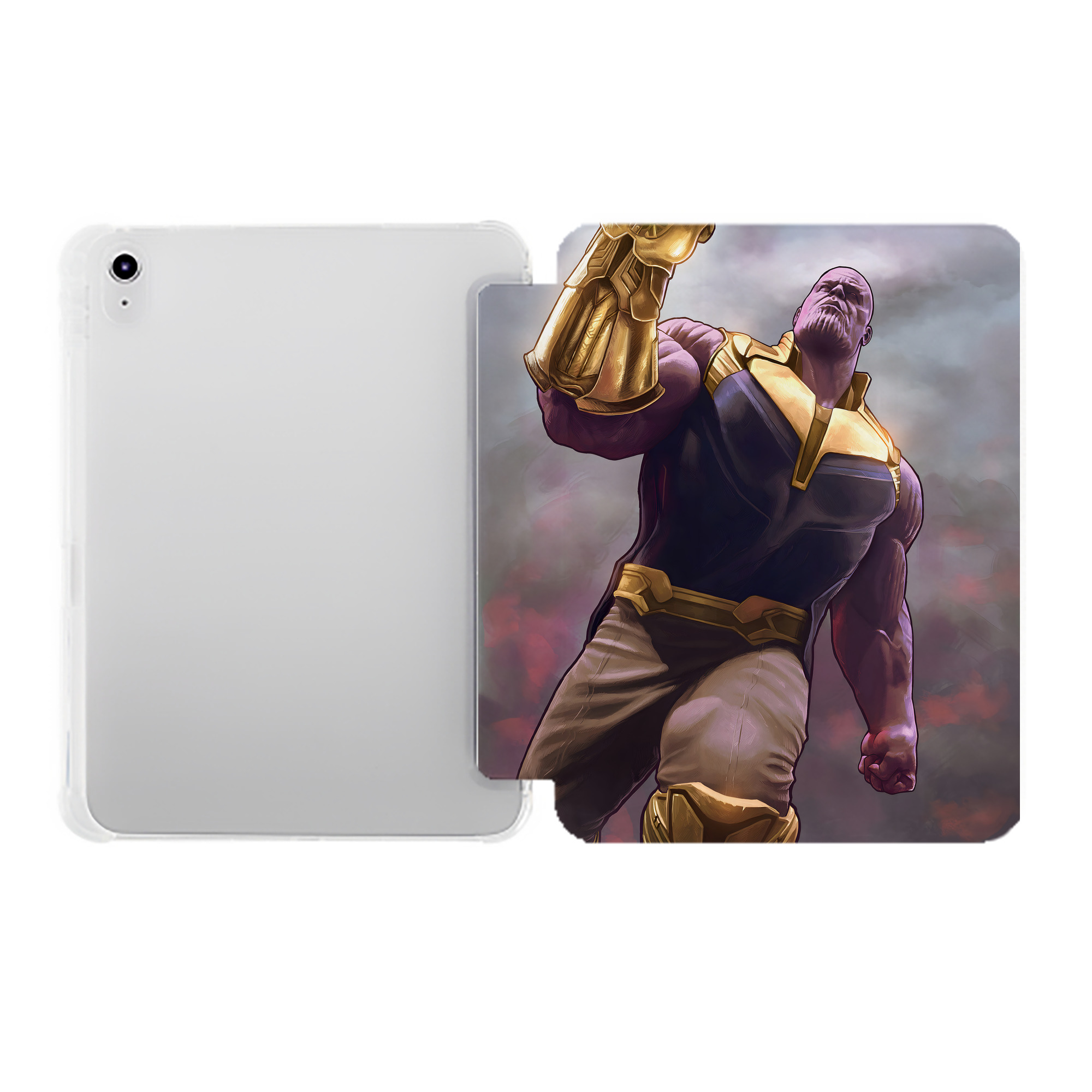 （画像用） アベンジャーズ The Avengers IPad ケース ペン収納付き 三つ折りスタンド PUレザー×シリコン 対応機種9.5/10.5/10.9インチ